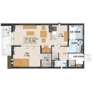 M・レジデンス一番町【2階】の間取り