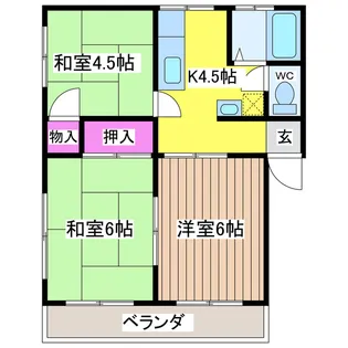 メゾン第一【2階】の間取り
