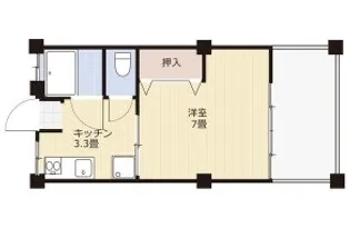 汐入ビル【3階】の間取り