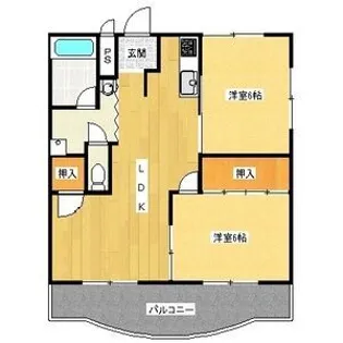 メゾン菊寿台【2階】の間取り