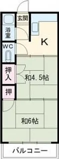 小出荘【2階】の間取り