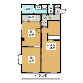 ビレッジ・川部【2階】の間取り