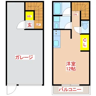プログレス吉野【1階】の間取り