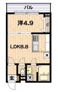 アルドゥール上永谷壱番館【3階】の間取り