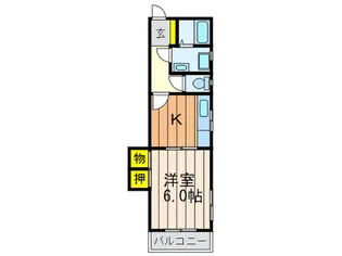 タナカハイツ【3階】の間取り
