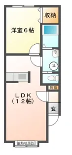 Mハイツ寿6【2階】の間取り