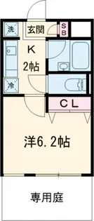 ロアール世田谷等々力【1階】の間取り