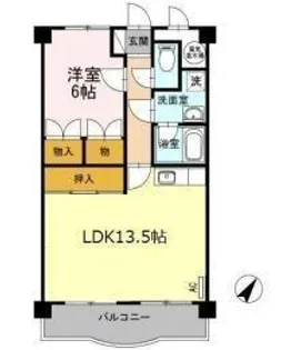 キルトスター【3階】の間取り