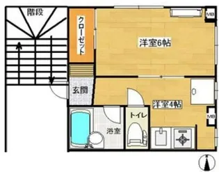 ラポール和泉【1階】の間取り