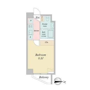 東京都墨田区亀沢1【マンション】の間取り