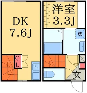 ラウレア西千葉【1階】の間取り