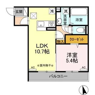 sanctuary court【1階】の間取り