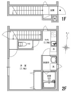 メゾン・ド・ハジメ【2階】の間取り