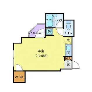 B-WALL神保町【6階】の間取り