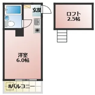 ヒルハイム徳丸【2階】の間取り