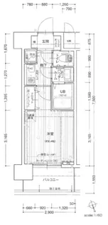 エイペックス心斎橋東【5階】の間取り