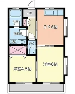 メープルガーデンハイツIID【1階】の間取り