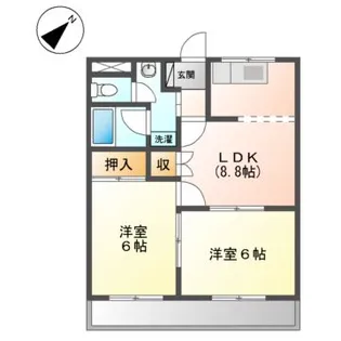 ファーストロード【3階】の間取り