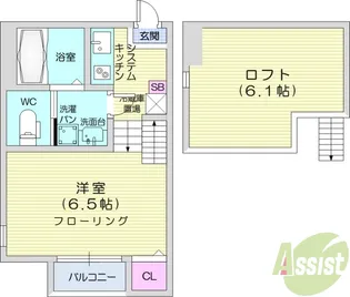 レジデンス碧【2階】の間取り