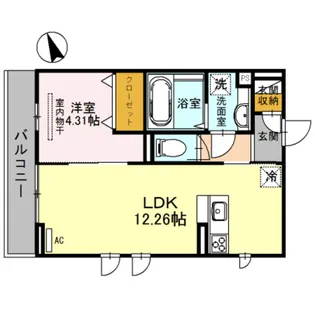 La Vie Belle【2階】の間取り