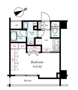 東京都江東区平野2【マンション】の間取り