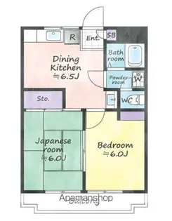 アネックス武蔵野【1階】の間取り