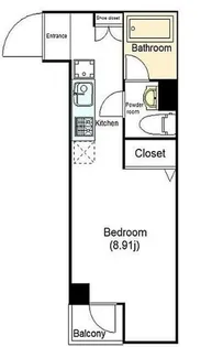ドルチェ荻窪・壱番館【1階】の間取り
