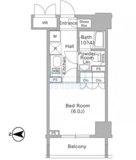 コンフォリア文京春日【2階】の間取り