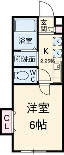 ジーヴォ・KS【1階】の間取り