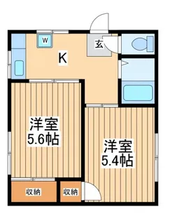 町田サニーガーデン【2階】の間取り