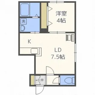 Bella Vista【2階】の間取り