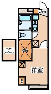 レオパレスSimple大今里【1階】の間取り