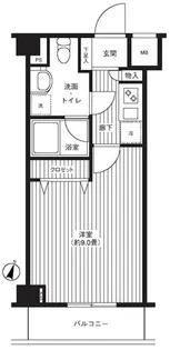 グランハイツ東中野【2階】の間取り
