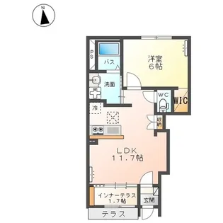 ハーモニーライン【1階】の間取り