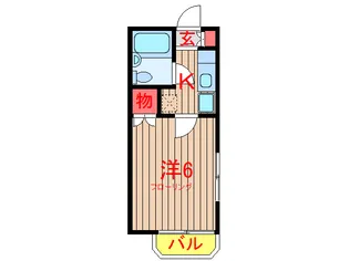 コーポエイコウ【2階】の間取り