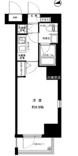 グランフォース秋葉原【7階】の間取り