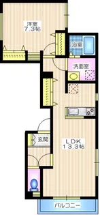 メゾン・ド・港南台【2階】の間取り