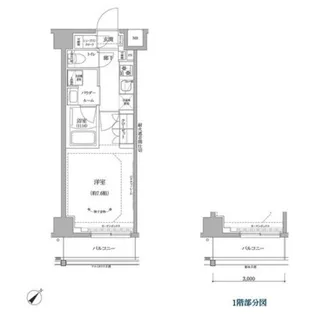 RELUXIA北赤羽【1階】の間取り