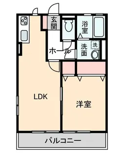 エミネンスA【1階】の間取り