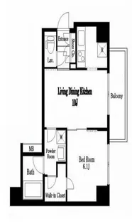 Refays-Exclusive【8階】の間取り