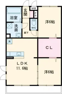 Royal Jist GRANDE【1階】の間取り