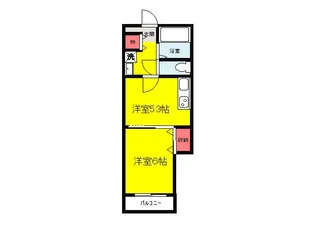 大阪府堺市北区大豆塚町2【アパート】の間取り