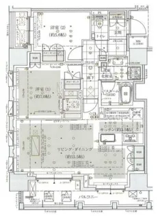 東京都港区三田1【マンション】の間取り