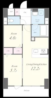 埼玉県草加市高砂1【マンション】の間取り