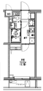 S-RESIDENCE行徳courant【1階】の間取り