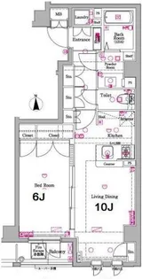 アクサス白山【5階】の間取り