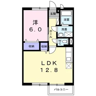 ラ・ダディッシュ B【2階】の間取り