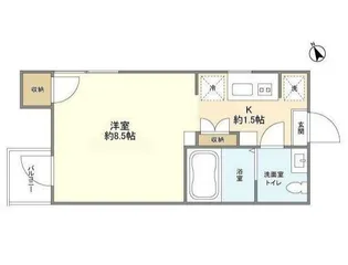 千葉県船橋市本中山3【アパート】の間取り