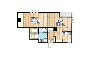 ラ・プルミエール【1階】の間取り