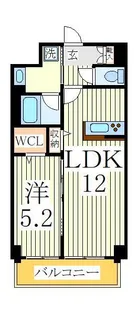 ルーチェV【7階】の間取り